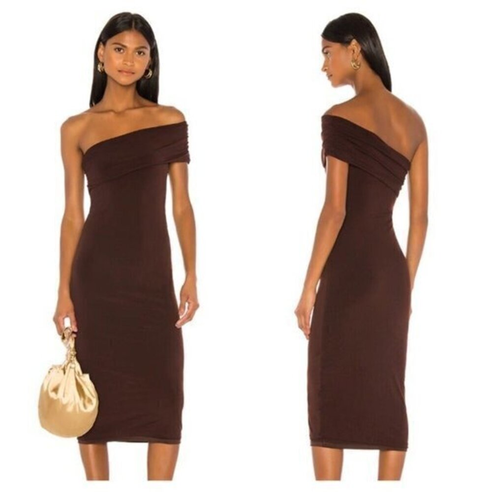 NBD Mae Dress - Brown